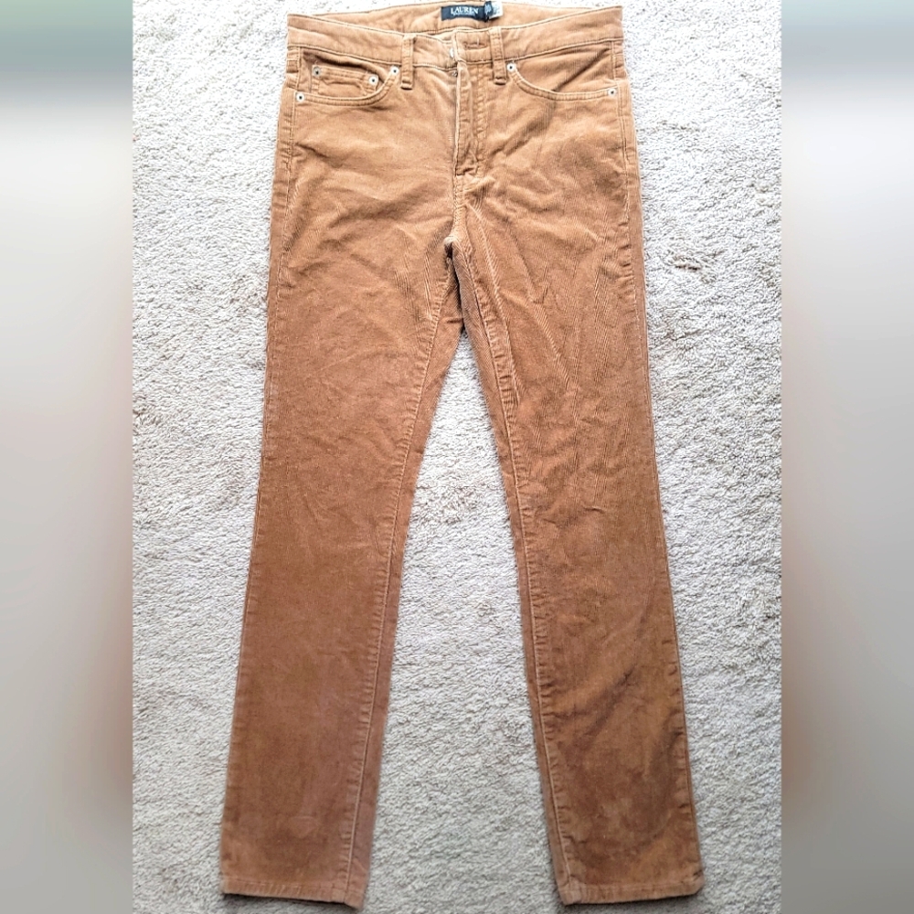 Ralph Lauren Camel Corduroy Trousers